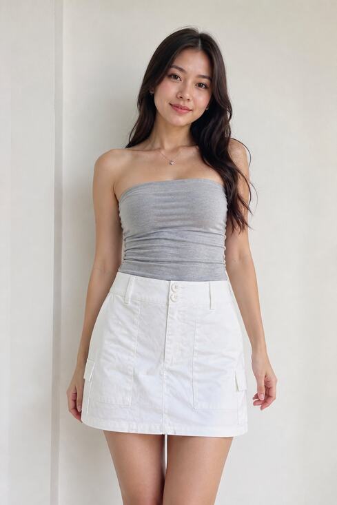 Princess Polly Dresses & Skirts - Princess Polly White Cargo Mini Skirt Size 2